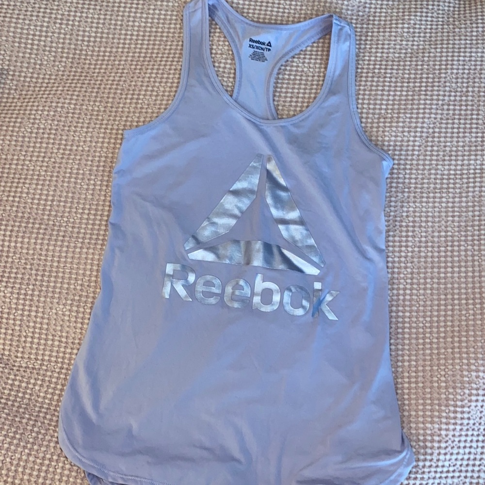 Lilac lavender Reebok tank top xs